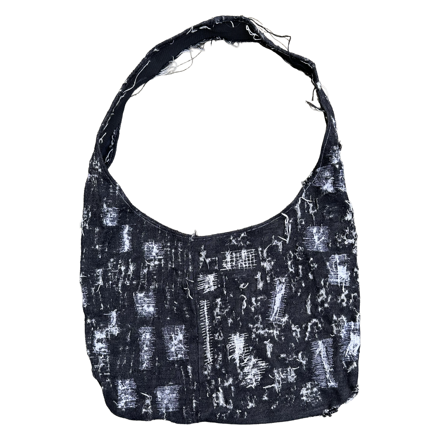 Distressed Denim Tote Bag