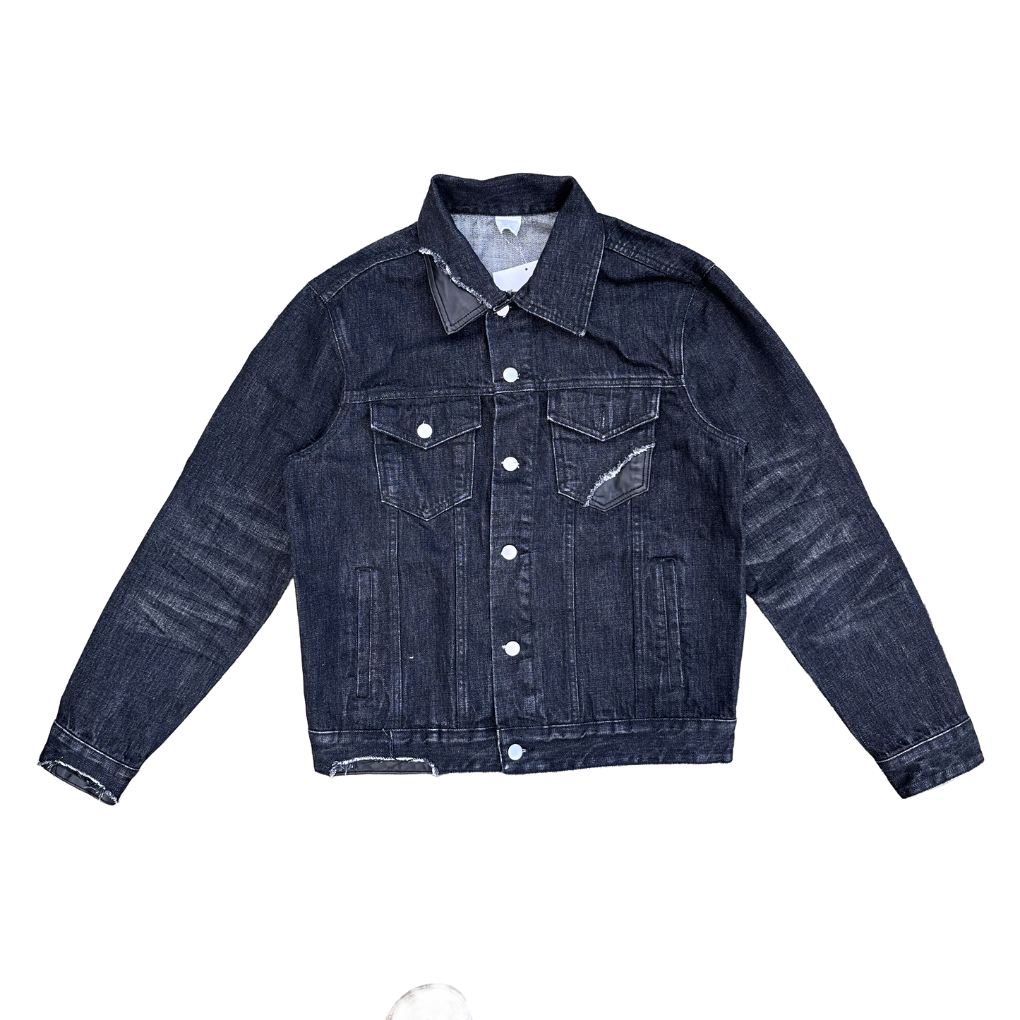 WAX AND WANE BLACK DENIM JACKET V2