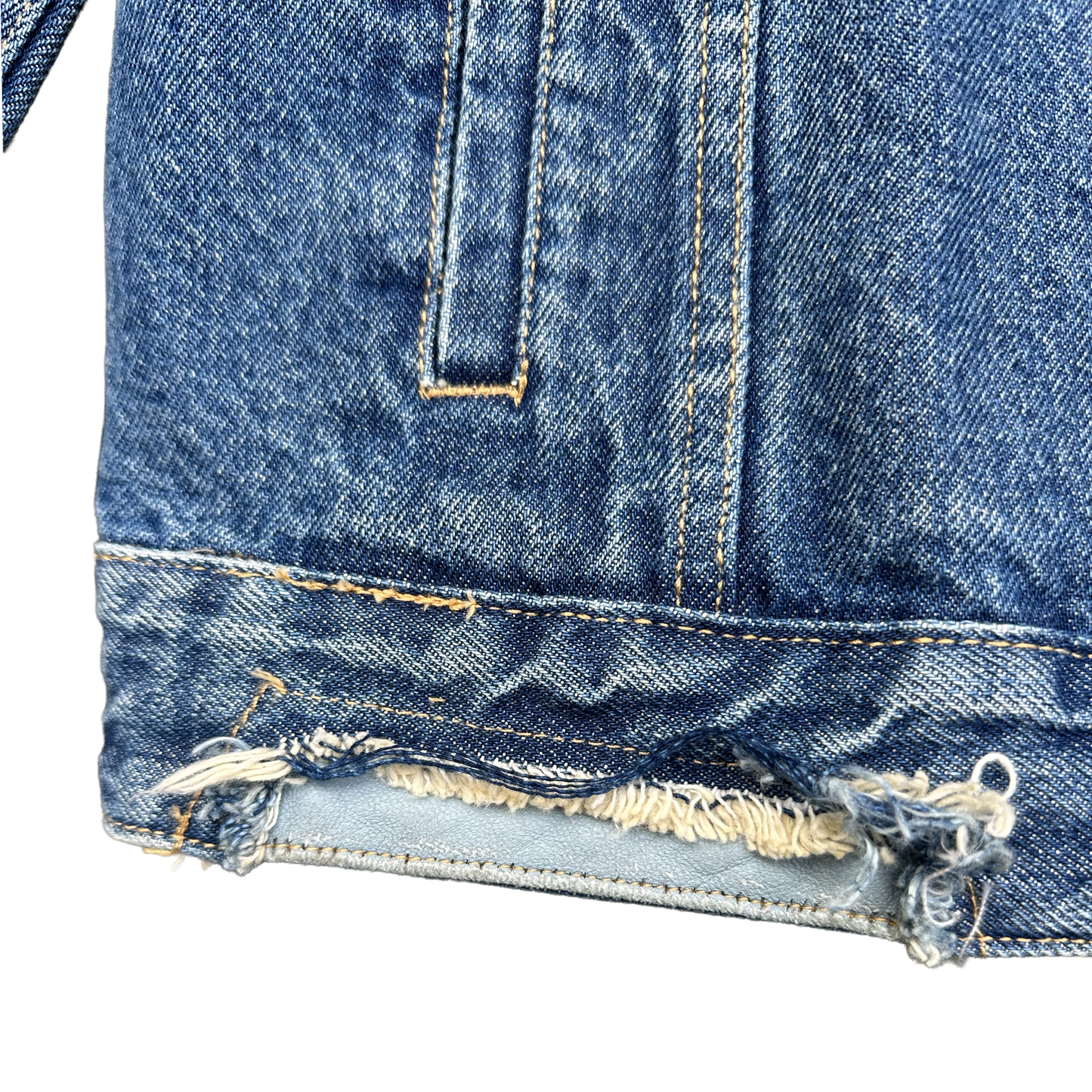 WAX AND WANE BLUE DENIM JACKET V2