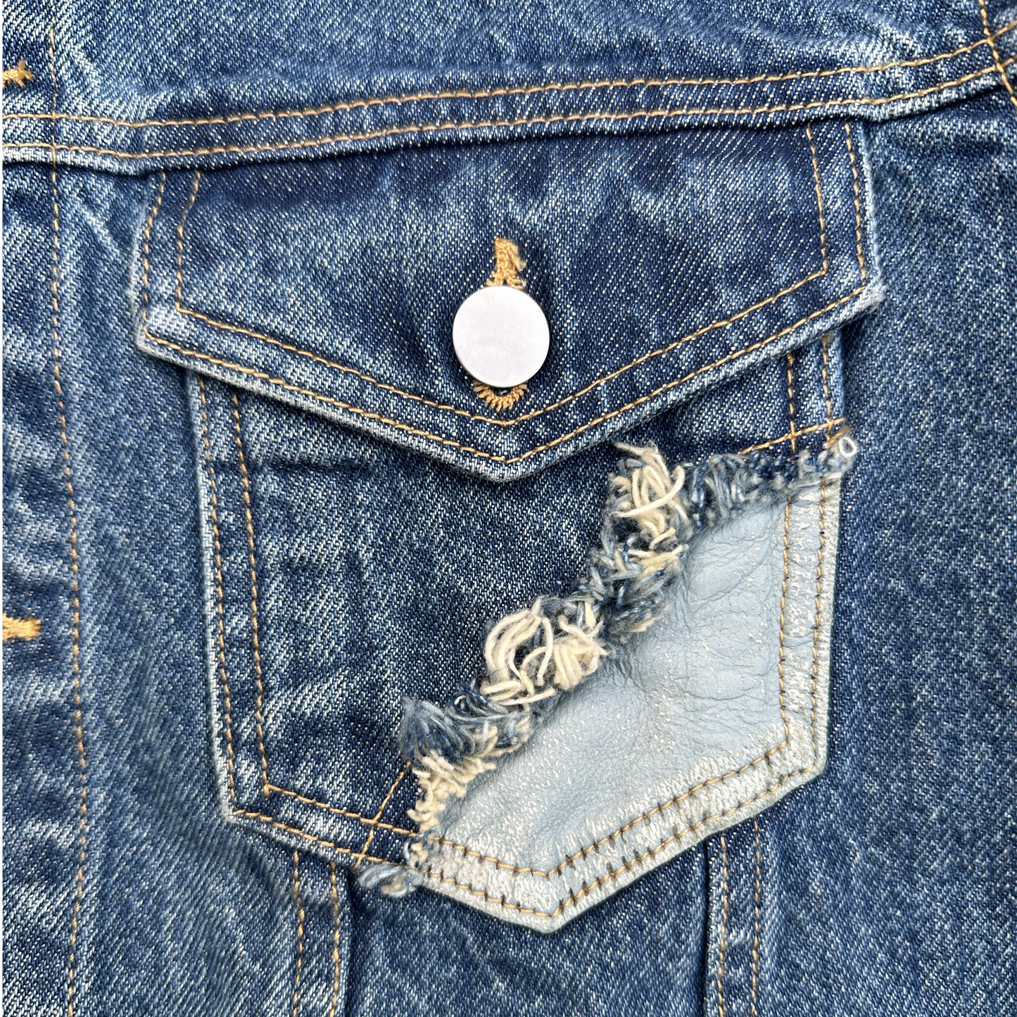 WAX AND WANE BLUE DENIM JACKET V2