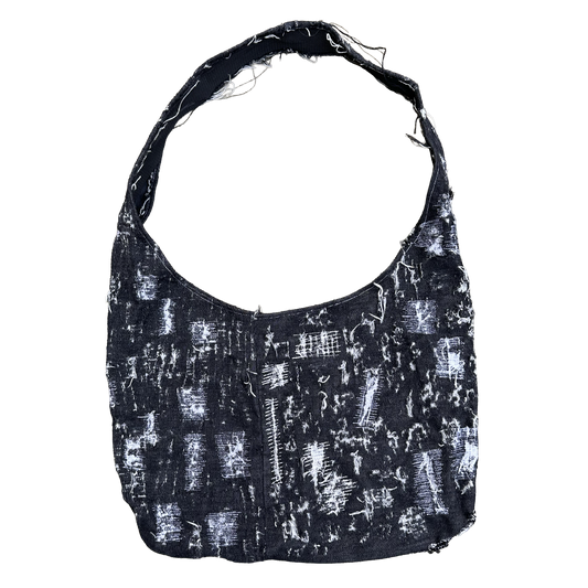 Distressed Denim Tote Bag